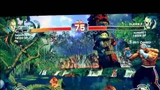 SSF4: hageshii jeng (Abel) vs sunset01 (Sagat) - Japanese XBL ranked