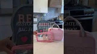 Restocking my daughters backpack for school #asmrrestock #backpackrestock #backtoschool