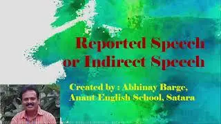 Direct Indirect is one of the most difficult grammar type. But it is well explained in this video.