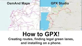 Как использовать GPX! Создание маршрутов GPX и установка на iPhone. Студия GPX. Приложение OsmAnd...