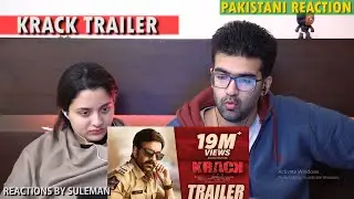 Pakistani Couple Reacts To Krack Trailer | Ravi Teja | Shruti Haasan