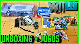 NINTENDO WII U🔵 UNBOXING🎮 JAPÃO🇯🇵 2024 (PRIMEIRA VEZ WIIU/WII+JOGOS MARIO e DONKEY KONG) Vale a Pena
