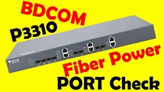 Check Fiber Optic Power from BDCOM P3310 OLT