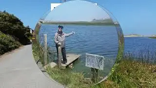 A short bike ride on the Coastal Prairie Trail to Salmon Creek - Bodega Bay, CA