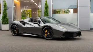 2017 Ferrari 488 Spider - Grigio Silverstone - Walkaround + Engine & Exhaust Sound
