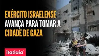 ISRAEL ESTÁ FAZENDO A OCUPAÇÃO DA CIDADE DE GAZA