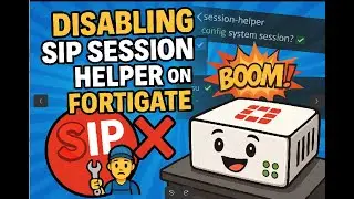 Disabling SIP Session Helper on FortiGate