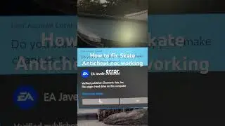 How to fix Skate Anticheat not working error