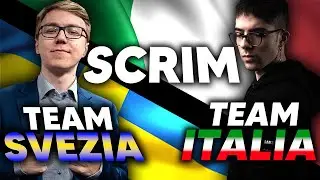 TEAM ITALY VS TEAM SWEDEN - SCRIM PRE TORNEO DRUTUTT