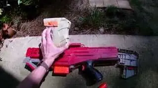 Rare Nerf Crimson Strike Refurbished and Modded + Halo SMG sale