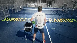 Camp - Sveriges bästa juniorer i hårdträning på Padel on the beach i Åhus