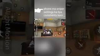 Free fire max phone Sniper settings ka liya comments karo 😭#freefire #shorts #viral
