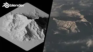 Best way to create Landscapes in BLENDER | World creator - Height maps
