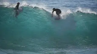 Pro Surfers Attempt to Surf Dangerous Shorebreak Slab in Laguna Beach