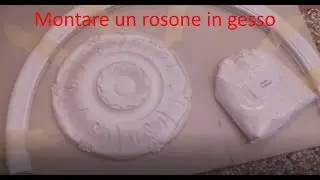 Come applicare un rosone in gesso