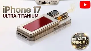 SolidWorks Design: iPhone 17 Mobile Titanium Metal Casing with integrated Perfume !!