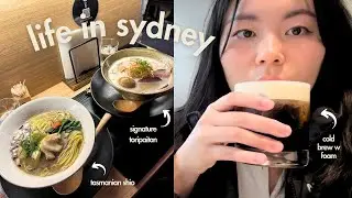 sydney vlog 🧩 jigsaw competition, michelin ramen, new speakeasy bar, trendy cafe