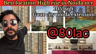 1055sqft miven construction 🚧 in noida extension gaur city resale Inventry #resale #realestate