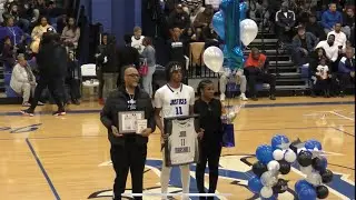 John Marshall High School (Richmond VA) Basketball senior night 1/24/2023