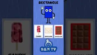 Learn Shapes Rectangle | Shapes for Kids | Nursery rhymes For kids | Educational Video for Kids