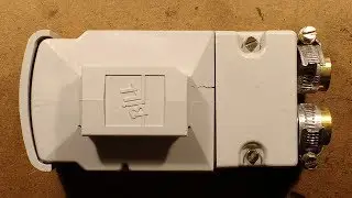 Inside a lamp post connection and cut-out unit.