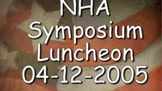 NHA Luncheon CAPT Mark Starr Pioneer Award April 12, 2005