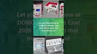 Exhibition stand Builder | DEC EXPO CREATIVE | DOMOTEX Middle East 2026 | #shorts