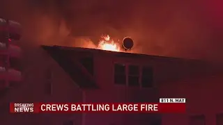 Three injured, including two firefighters, in house fire on Chicago's Near Northwest Side