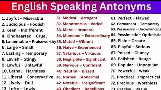 Antonyms|opposite words|English vocabulary|competitive exams|competitive English|spoken English||