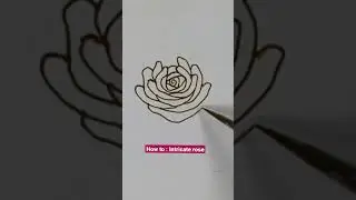 how to : intricate Rose #shorts #henna #mehndi