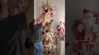 Decorate my Pencil Tree with me ! #christmas #christmasdecor #decoratewithme