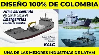 Colombia construirá el primer buque de apoyo logístico diseñado cien por ciento en el país