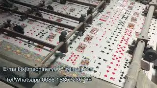 PK108-110 Automatic Playing Card Poker Sorting Collating Machine Corner Rounding Cutting Machine