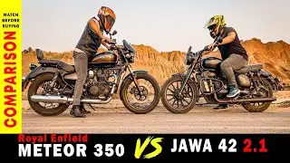 Jawa 42 2.1 vs RE Meteor 350 | Detailed Comparison | Which one is better ?