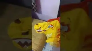 this video lntex toy dino inflatable punching dino 🟨cool i order in shoppe i like toy  lm happy make