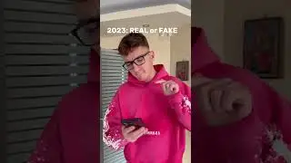 REAL or FAKE 🤔🤔 #andyplayzgamez #apg