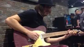 NAMM 2018 Synergy booth Andy Wood Shredneck