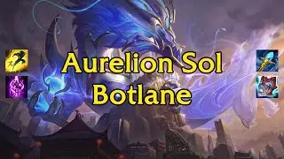SoloQ Challenger Aurelion Sol botlane gameplay by Dark Wanderer