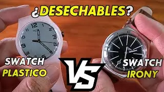 Realmente Son Desechables? | Swatch Plastico vs Swatch Irony