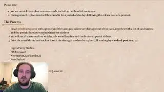 Flesh and Blood - News - CRU Damaged Card Replacement 09-03-2020