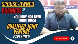 Spouse-Owned Business? You May Not Need Form 1065! | Qualified Joint Venture Explained |Tax Preparer