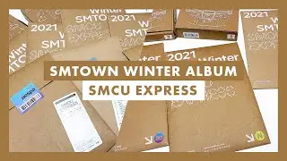 Огромный багаж + распаковка с нами ♡ Зимние альбомы SMTOWN SMCU Express 2021 ♡ aespa, EXO, NCT 2021 и другие