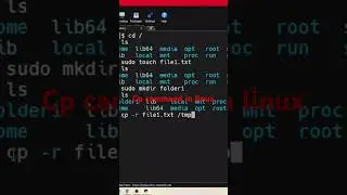 Cp command in linux