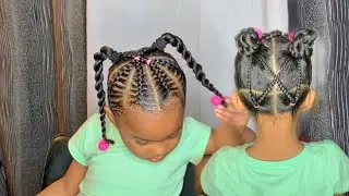Kids Braided Hairstyle 💕