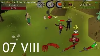 07 VIII - Low level 60 attack pure PKing - Dragon claws/D2H/DDS/Gmaul