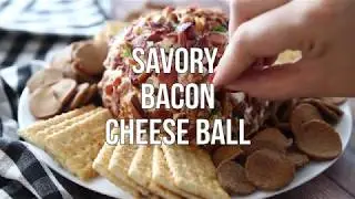 How to Make Savory Bacon Cheese Ball