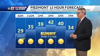 WATCH: Cold Tuesday, late week rain and snow chance
