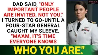 My Dad Mocked Me in Front of Everyone &mdash; Until a Four Star General Said, &ldquo;Ma&rsquo;am, This Way &rdquo;