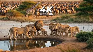 4K WILD AFRICA &ndash; Thunder Beneath the Trees: Elephant March Through the Storm