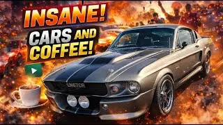 Вы не поверите, что собралось на Cars and Coffee! | Огромное количество участников! Качественные ...